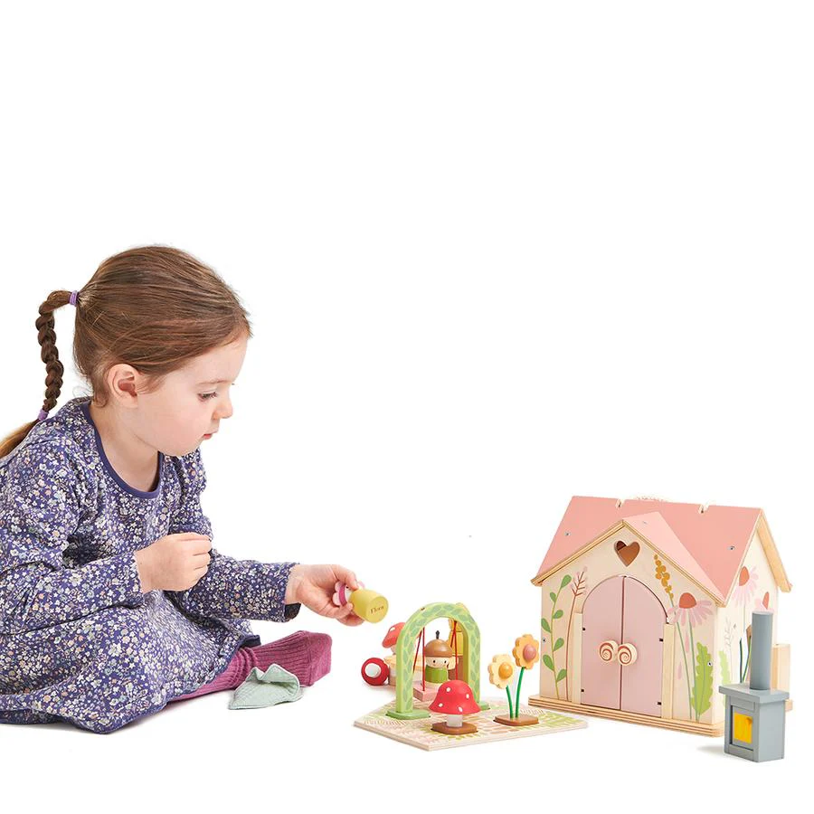 Wooden Dolls House Complete Toy Set - Image 6